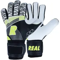 Real Support Keepershandschoenen - Fluogeel / Zwart / Wit | Maat: 8