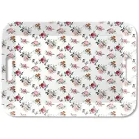 Ambiente Tray 33x47cm Charlotte White Wit wit Melamine Decoratieve