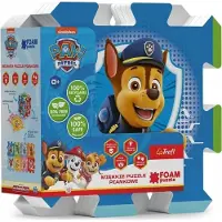 Trefl Paw Patrol Schuim Puzzel - Grote Zachte Mat & Bouwblokken