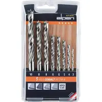 Alpen 0063300008100 Hout-spiraalboor 8-delig 3 mm, 4 mm, 5 mm, 6 mm, 6 mm, 8 mm, 8 mm, 10 mm 1 stuk(s)