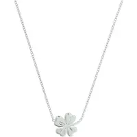 Trendjuwelier huiscollectie 1324661 Zilveren Ketting Klaver 1,3 mm 40 + 5 cm