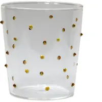 Olsson & Jensen Venezia drinkglas 33 cl Barnsteen stippen