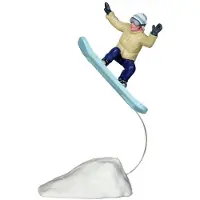Lemax Vail Village Kerstdorpminiatuur "phat Air!" (snowboarder) 6 X 3,7 X 10,2 Cm