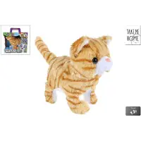 Take Me Home Looppoes - Knuffel poesje van 21 cm - Miauwend en kwispelend
