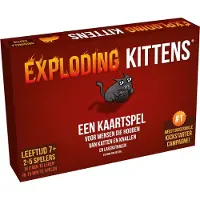 Exploding Kittens Originele Editie - Kaartspel vol spanning en humor - 2 tot 5 spelers - Vanaf 7 jaar