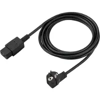 Bachmann Geaarde stroomkabel - IEC320-C19 16A/250V, 3m, zwart, 3 m
