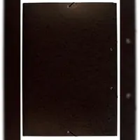 Exacompta 3-flap mappen 59651E Zwart Manila karton 44 x 62 cm 10 Stuks