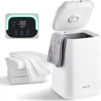 Vevor Handdoekverwarmer Emmerverwarmer 20L met LED-display &amp; instellingen (timer &amp; temperatuur) &amp; veiligheidsslot &amp; 4 haken