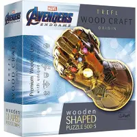 Trefl puzzel Infinity Gauntlet Marvel Heroes 500+5 stukjes hout.