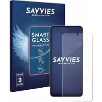 Savvies 3 Stuks Screenprotector - geschikt voor Samsung Galaxy M06 - beschermfolie glas transparant