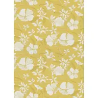 Erismann Vinylbehang 10519-03 - La Terasse - Bloemen Okergeeel - 53cm x 10.05m