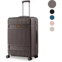 SKYCASES SC Classic Heritage - Grote Reiskoffer - TSA Slot - 76x52x30 cm - 100L - XL Rolkoffer - 360° geruisloze wielen - Lichtgewicht - Trolley - Bruin