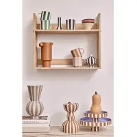 OYOY Toppu taartbord met voet Ø20 cm Caramel-lavender