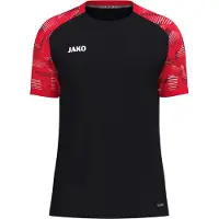 Jako Sonic T-Shirt Heren - Zwart / Rood | Maat: 4XL