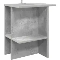 vidaXL Salontafel, betonkleur, 40 x 30 x 49 cm, houtvezel