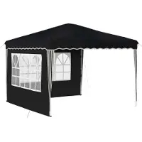 vidaXL Pop-up Feesttent 288 x 288 x 245 cm Antracietkleurig