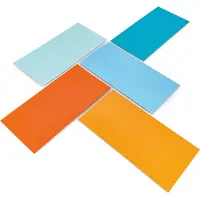 MAGNETOPLAN -presentatiekaarten Sea Dusk, rechthoekig, beschrijfbaar, B 200 x H 100 mm, in verschillende kleuren, 250 stuks
