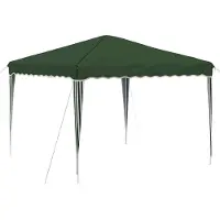 vidaXL Pop-up Feesttent 288 x 288 x 245 cm Groen Oxford Stof