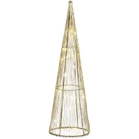 Victoria Sport Decoris Kegel Champagne 15 Led Batterij - 40cm