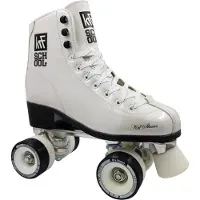 KRF School Aluminium Leather Velcro Rolschaatsen