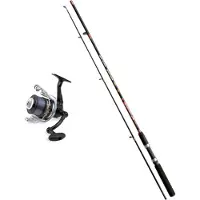 LINEAEFFE Xtreme Fishing Spinning Combo Zwart 1.80 m / 3-25 g