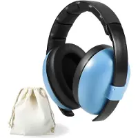 Ren Gehoorbescherming Baby - Gehoorbescherming - Blauw/ Zwart - 16cm × 15cm × 8cm; 156 g