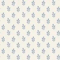 Boråstapeter Vliesbehang 7775 - Adorn - Botanisch Blauw - 53cm x 10.05m