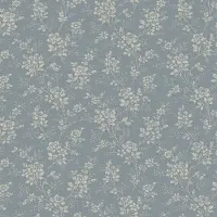 Boråstapeter Vliesbehang 4728 - Woodland - Bloemen Blauw - 53cm x 10.05m