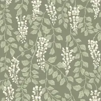 Boråstapeter Vliesbehang 5710 - Orangeri - Botanisch Groen - 53cm x 10.05m