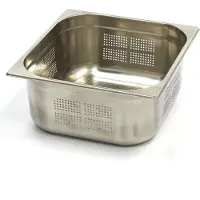 Maxima Gastronorm Bak - 2/3 GN - 15 cm Diep - RVS - Geperforeerd