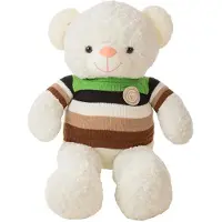 Creaciones Llopis Gestreepte Jersey Teddybeer 80 Cm