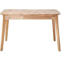CALICOSY - Eettafel uitschuifbare van 120 tot 160 cm van massief hout - SOLINE