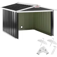 Gardebruk Robotmaaier Garage Antraciet Metaal 86x100x63cm