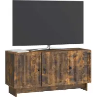 vidaXL TV Kast 99 x 34,5 x 50 cm Gerookt eiken Bewerkt hout