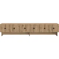 vidaXL TV Kast 147 x 34,5 x 30 cm Artisanaal eiken Bewerkt hout