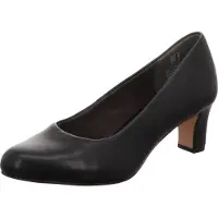 Jana pumps met blokhak, veganistisch, zwart, maat 40