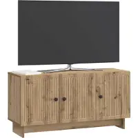 vidaXL TV Kast 99 x 34,5 x 50 cm Artisanaal eiken Bewerkt hout