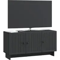 vidaXL TV Kast Zwart 99 x 34,5 x 50 cm Bewerkt hout