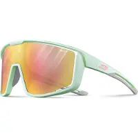 Julbo - Zonnebrillen - Fury Menthe/Gris Clair/Vert Reactiv 1-3 Light Amplifier voor Unisex - Groen