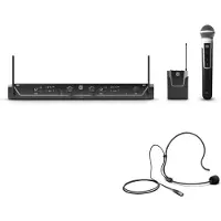 LD Systems U305 HBH 2 draadloze combinatieset (584 - 608 MHz)