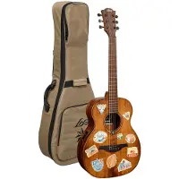 LAG Guitars Escapade Travel-GTE Globe Trotter Electro E/A westerngitaar met gigbag
