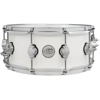 DW Drums DDLG0614SSWH Design Series Maple Gloss White 14 x 6 inch snaredrum