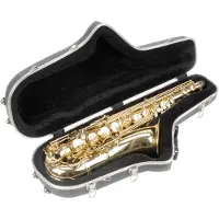 SKB MUSIC WIND INSTRUMENTS CASES CONTOURED TENOR SAX CASE BLACK
