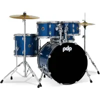 PDP Center Stage 5pc Complete Kit Royal Blue Sparkle
