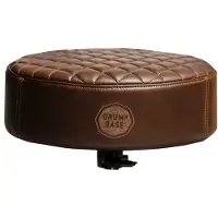 Drum N Base Full Grain Leather Drum Throne Brown (Top Only)
