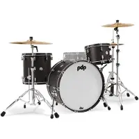 PDP PDCC2413EE Concept Classic Ebony Stain 3d. classic rock shellset