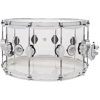 DW Drum Workshop 14X8" CLEAR ACRYL DESIGN