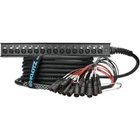 Klotz SLW160XE20 16-kanaals XLR stagebox met multicorekabel 20m