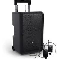 LD Systems ANNY 10 BPH 2 B8 Accu PA-speaker met 2 headsets (823 - 832 MHz/863 - 865 MHz)