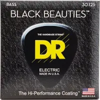 Dr Strings BKB6-30 Black Beauties Medium 30-125 6-snarige basgitaarsnaren